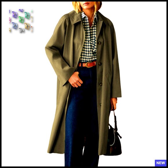 Jackets & Blazers - Oversized Long Trench Coat Classic Single Breasted Windproof Trendy Outerwear